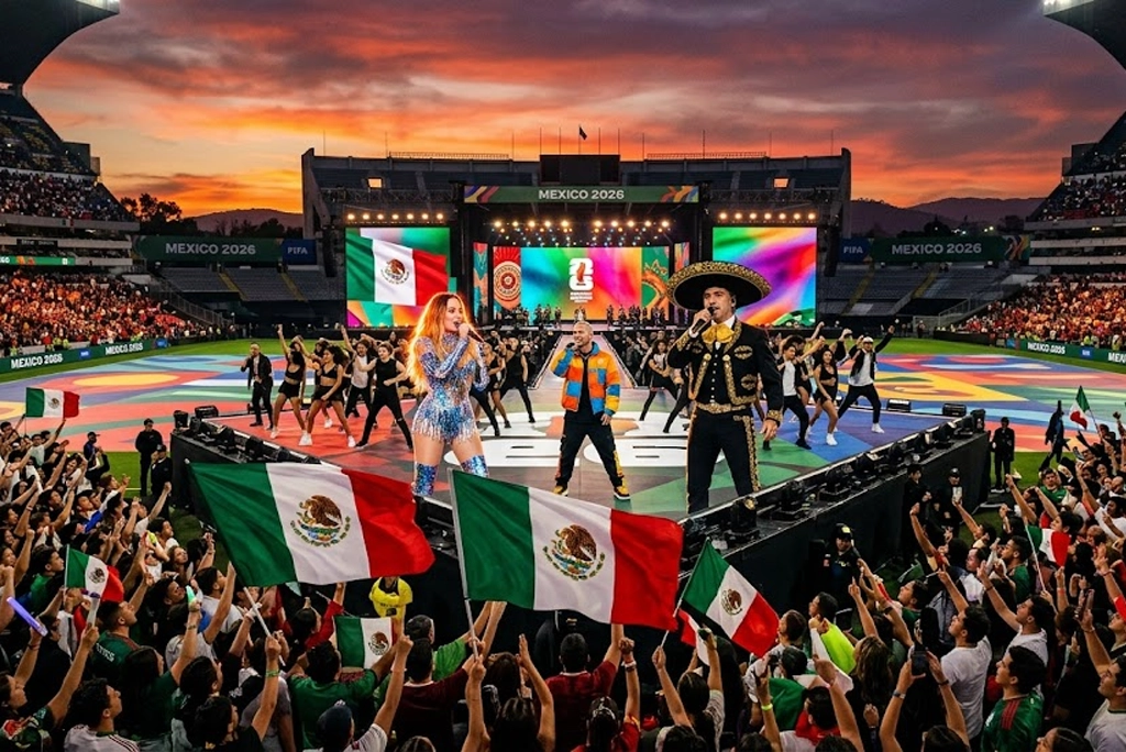 Shakira y Burna Boy forman parte del espectáculo musical de apertura del Mundial 2026..webp